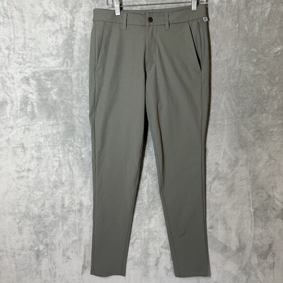 Lululemon Commission Pants Slim Fit 30x31 Sage Green Techwear Trousers Stretch